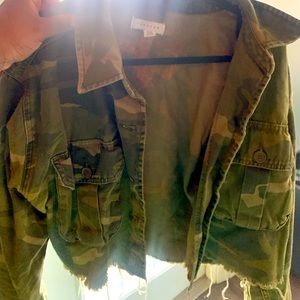 Army Fatigue Half styled jacket